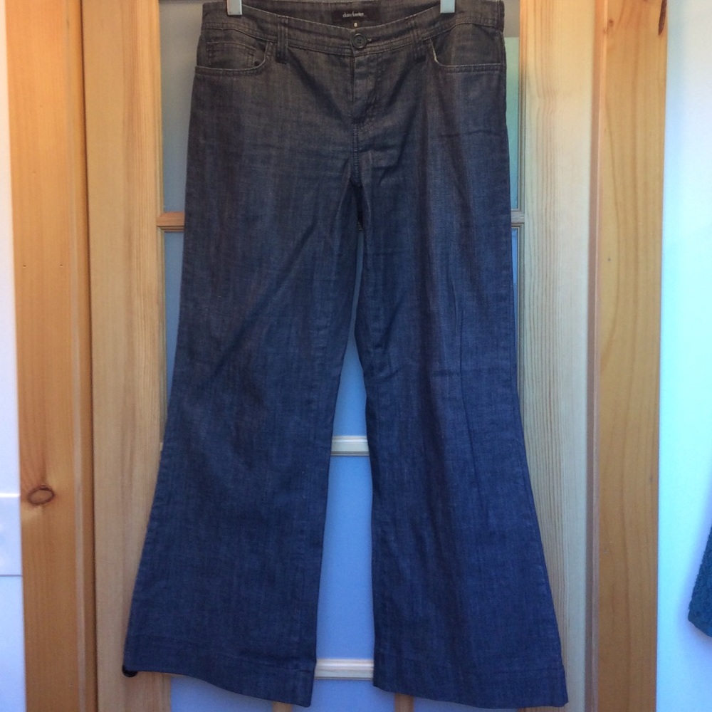 Dark Denim Wide Leg Jeans